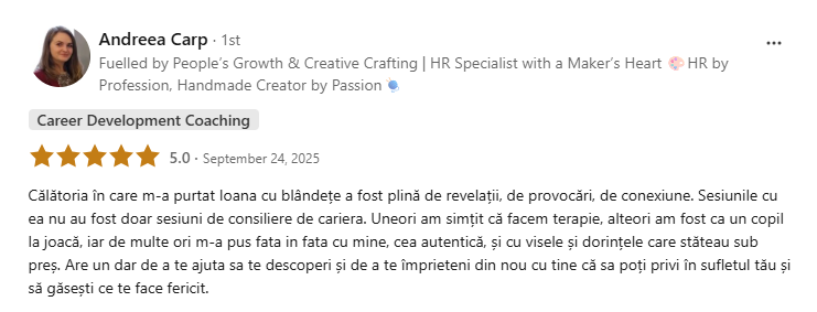Review Andreea Carp